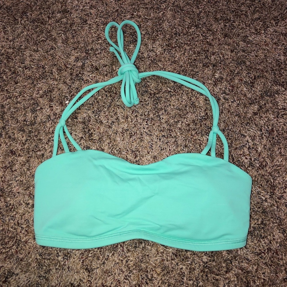 lulu lemon sports bra, mint color